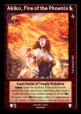 Akiko, Fire of the Phoenix