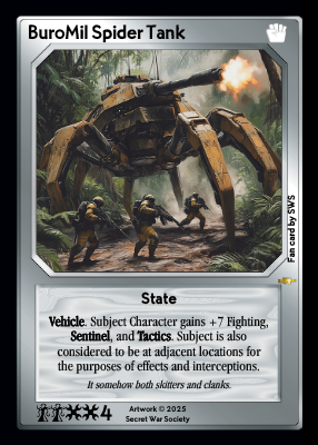 BuroMil Spider Tank