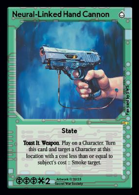 Neural-Linked Hand Cannon